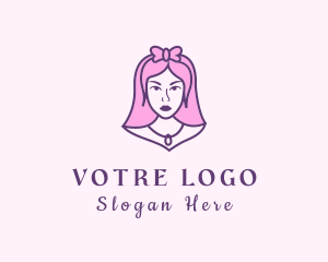 Beautiful - Beautiful Princess Lady logo design