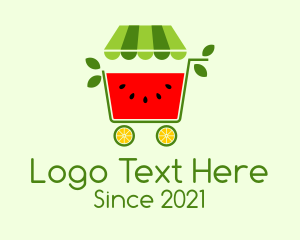 Cart - Watermelon Juice Cart logo design