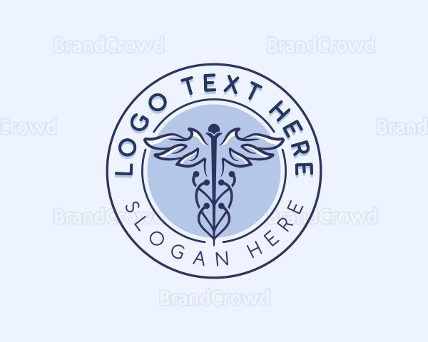 Medical Caduceus Healthcare Logo