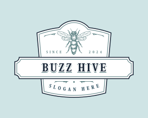 Organic Bee Apiary logo design