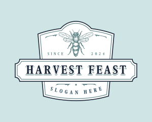 Organic Bee Apiary logo design