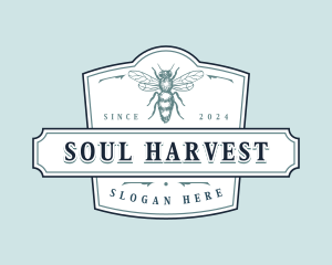 Organic Bee Apiary logo design