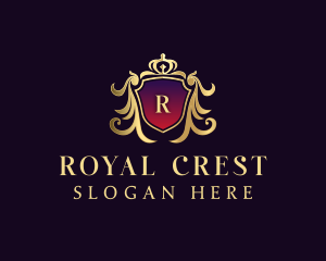 Royal Crown Crest logo design