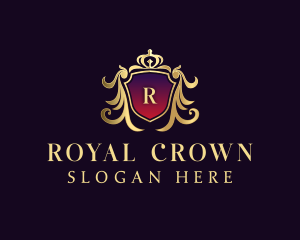 Royal Crown Crest logo design