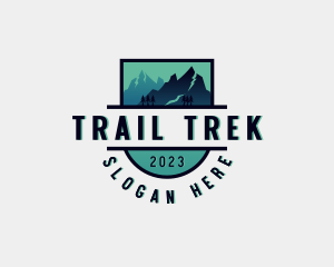 Hiking - Hiking Mountain Adventure logo design