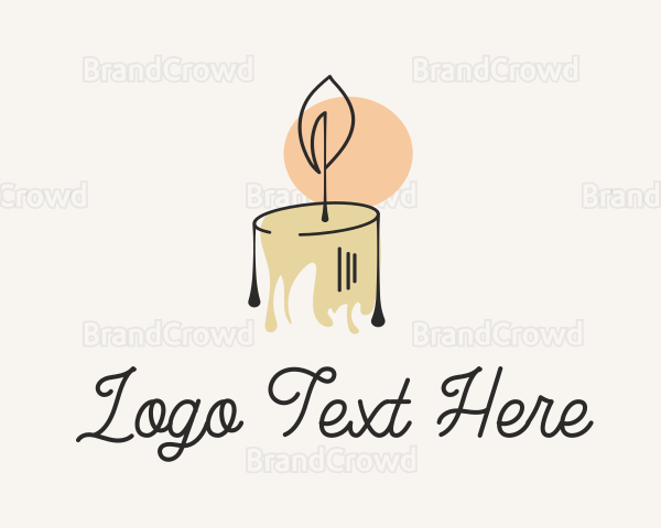 Ornate Wax Candlelight Logo