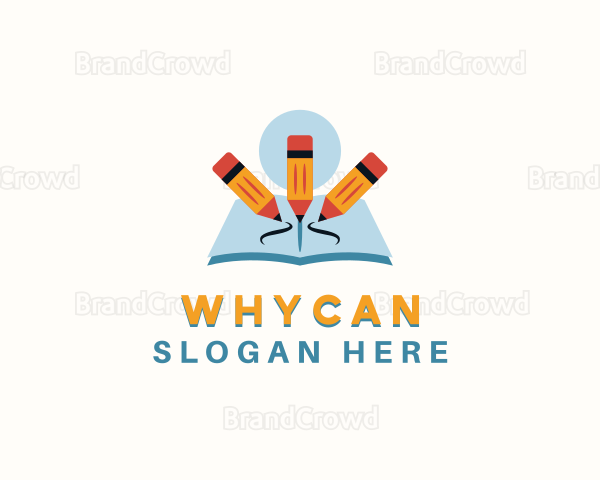 Pencil Learning Book Logo