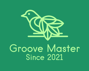 Poultry Farm - Green Leaf Bird logo design