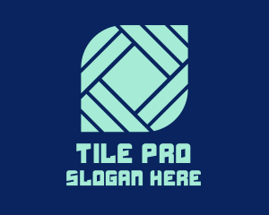 Tiler - Modern Tile Shape Company logo design