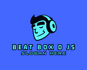 Dj - Music DJ Cartoon logo design