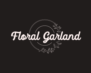Garland - Elegant Floral Wellness logo design