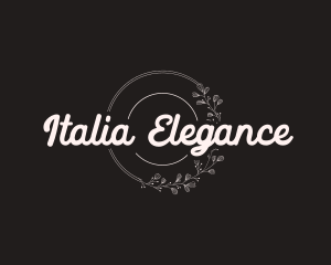 Elegant Floral Wellness logo design