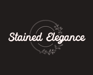 Elegant Floral Wellness logo design