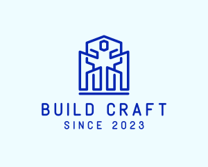 Building Skyscraper Business logo design