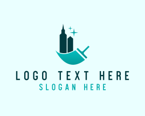 Tool - Building Squeegee Cleaning logo design