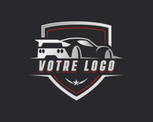 Auto Motorsport Race Car Logo