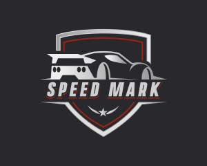 Auto Motorsport Race Car logo design