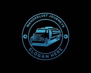Roadie - Fuel Truck Transportation logo design