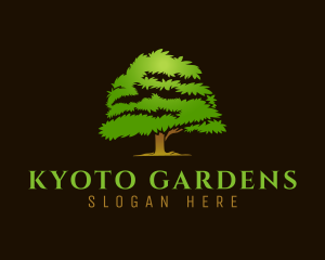 Organic Nature Tree logo design