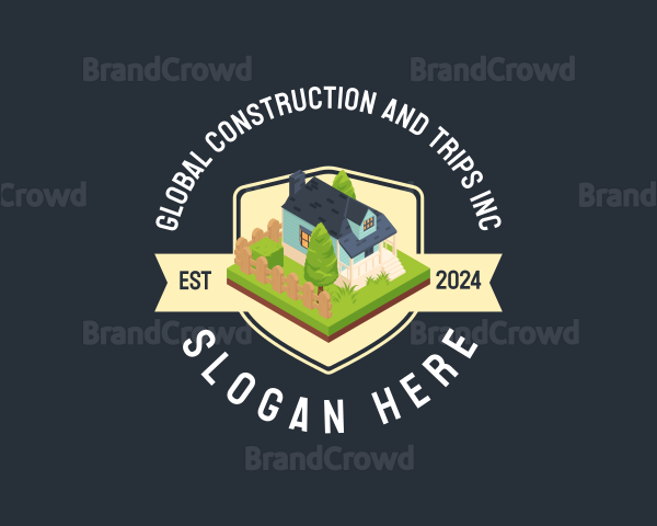 Isometric Residential Home Logo