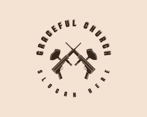 Paintball Gun Team Logo