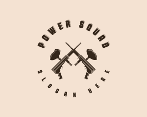 Squad - Paintball Gun Team logo design