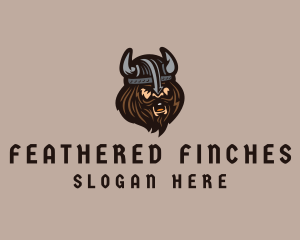 Angry Barbarian Warrior  logo design