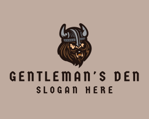 Angry Barbarian Warrior  logo design