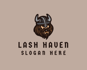 Angry Barbarian Warrior  logo design