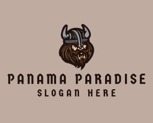 Angry Barbarian Warrior  logo design