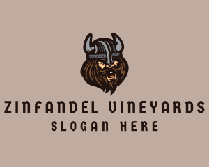 Angry Barbarian Warrior  logo design