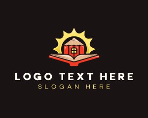 Student - Book Pencil House logo design