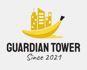 Banana City Tower  logo design