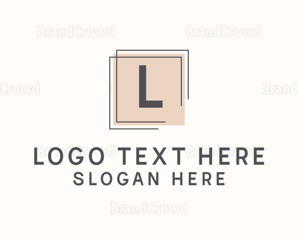 Framing Business Square Letter Logo