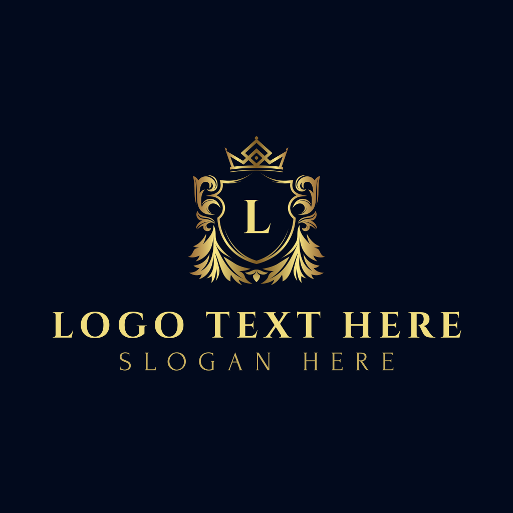 Gold Crown Shield Firm Logo | BrandCrowd Logo Maker