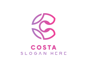 Modern Feminine C logo design