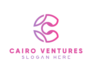 Modern Feminine C logo design