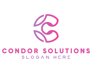 Modern Feminine C logo design