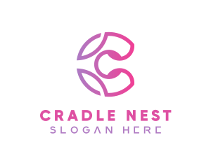 Modern Feminine C logo design