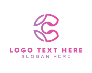 High Tech - Modern Feminine C logo design