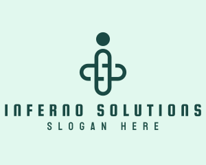 Pharmaceutic Medical Letter I logo design