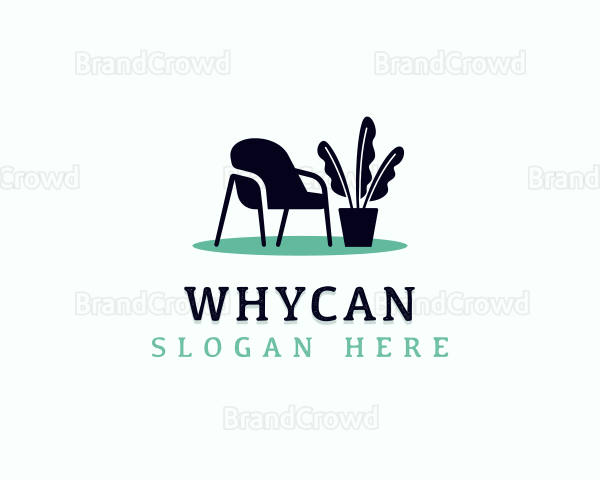 Armchair Plant Furniture Logo