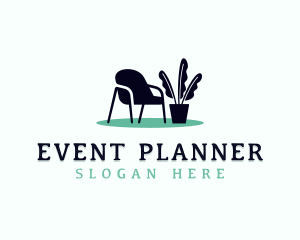 Armchair Plant Furniture Logo