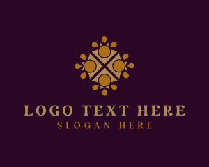 Luxe - Abstract Ornament  Symbol logo design