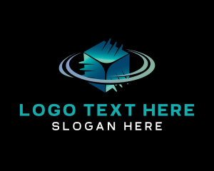 Web - Cube Data Storage logo design