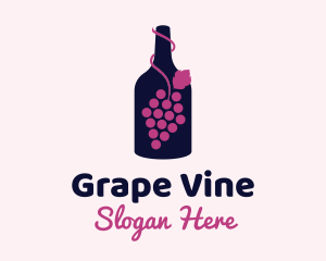 Grape - Grape Wine Liquor logo design
