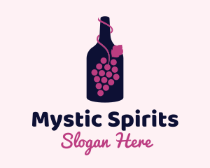 Grape Wine Liquor logo design