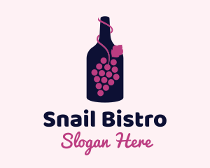 Grape Wine Liquor logo design