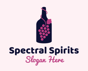 Grape Wine Liquor logo design