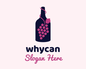 Wine Tasting - Grape Wine Liquor logo design